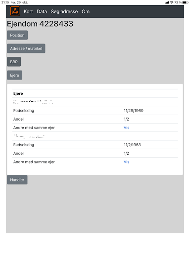 VisEjendom Screen 3