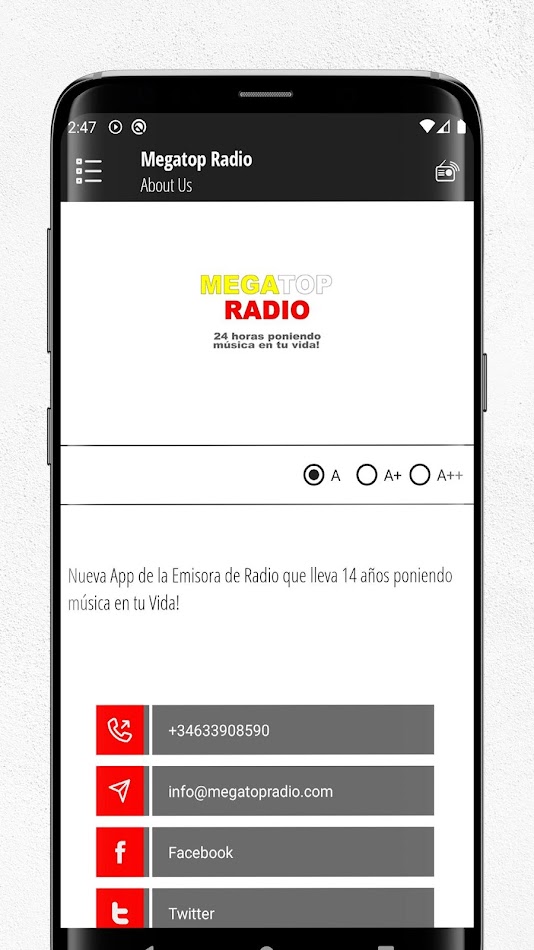 #5. Megatop Radio (Android) بواسطة: Looksomething.com