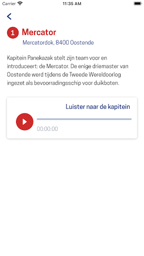 Audiotour: Kapitein Panekazak Screen 3