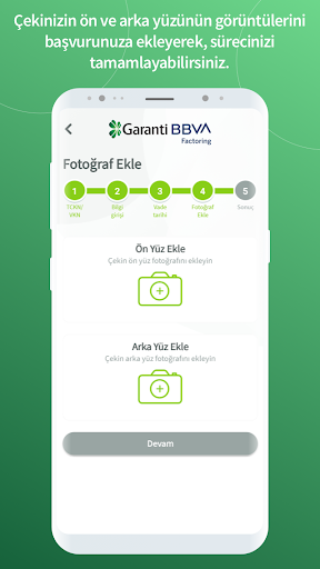 Garanti BBVA Factoring Screen 3