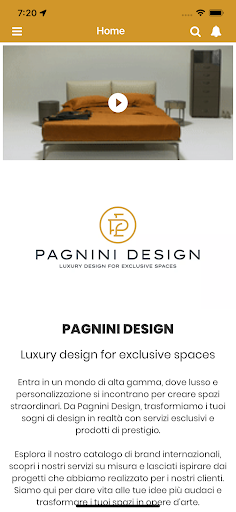 Android application Pagnini Design screenshort
