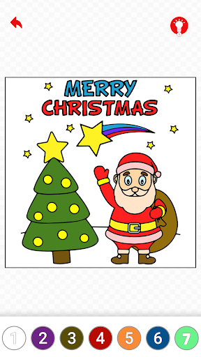 Android application Christmas Greetings Color Book screenshort