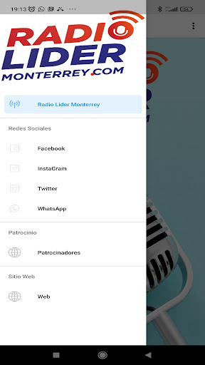 Android application Radio Lider Monterrey screenshort