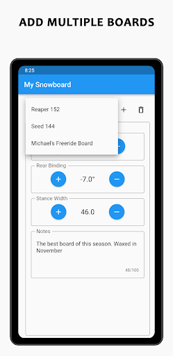 MySnowboard Screen 2