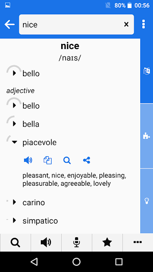 Italian - English : Dictionary & Education screenshot 1