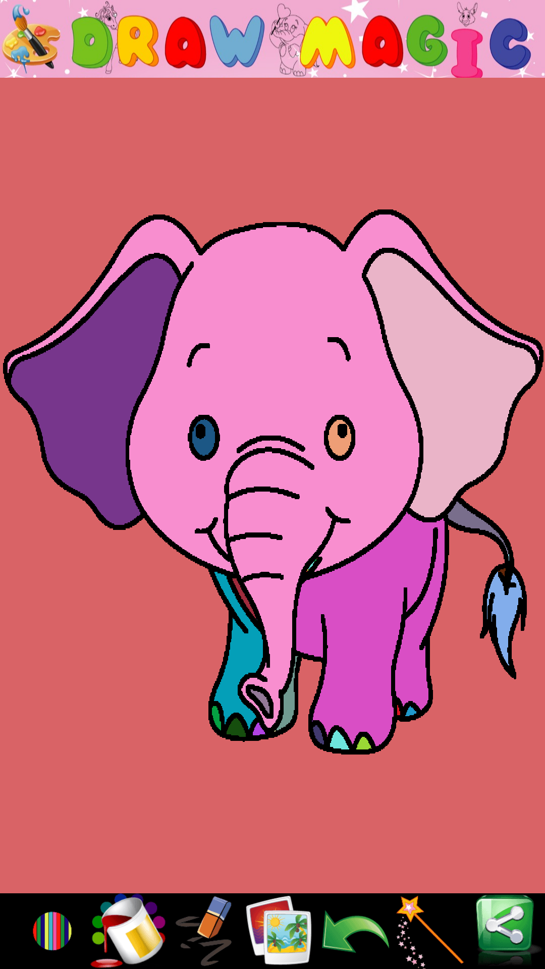 Android application Coloring Pages for kids screenshort