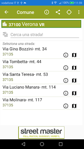 CAP Comuni Strade -StreetWise Screen 3