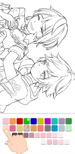 Anime Manga Coloring Book Screen 2