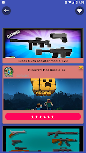 Block Gun Shooter mod for mcpe