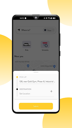 Android application Teksi Ride screenshort