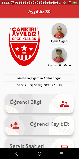 Android application Çankırı Ayyıldız Spor Kulübü screenshort