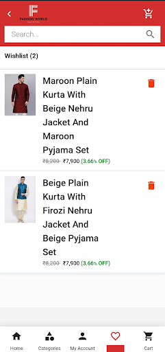 Trendz | Fashion Store Screen 2