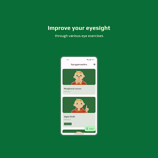 Android application Eyemnastics: Eye Exercises screenshort