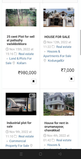 Ols kerala - Online buy sell Screen 2