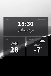 Android Clock Widgets 4