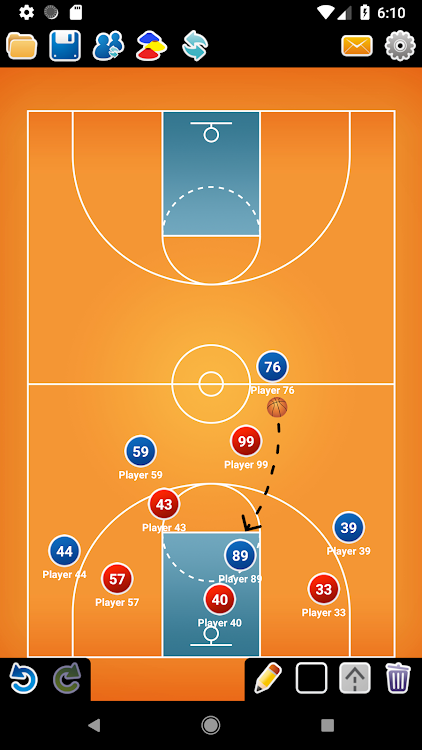 Coach Tactic Board: Basketball - 1.6 - (Android)