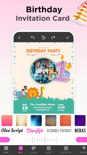 Invitation Card Maker & Design Screen 3