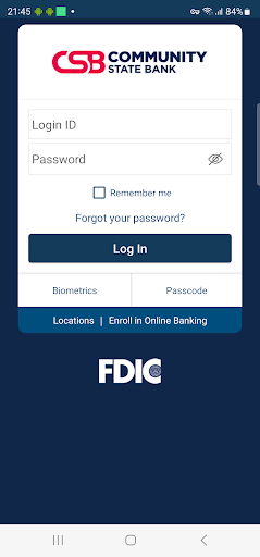 Android application CSB GoBusiness screenshort