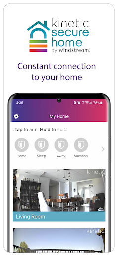 Android application Kinetic Secure Home screenshort