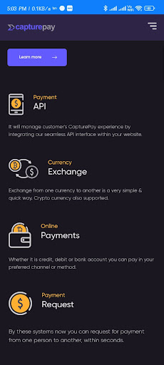CapturePay Screen 2