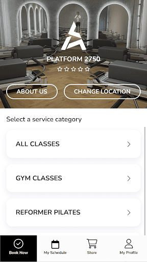 Android application PLATFORM 2750 screenshort