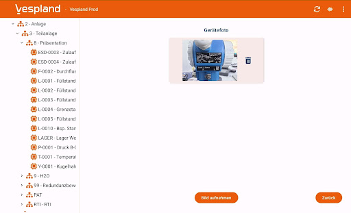 Vespland Mobile Screen 3