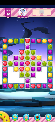 Android application space candy screenshort