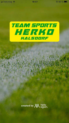 Android application Team Sports Herko screenshort