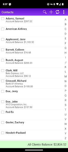 Android application Chaos Billing screenshort