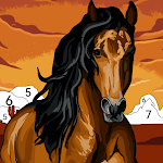 Cover Image of ดาวน์โหลด Horse Color by Number cp1.0 APK