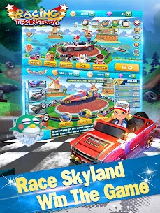 Racing Transform MOD APK- Sky Race (UNLIMITED DIAMOND) 9