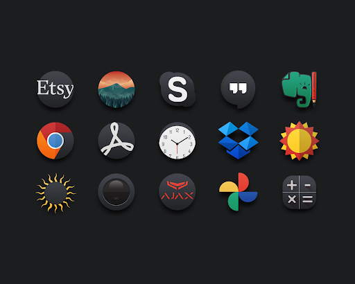 Darko - Icon Pack - Personalization - apps