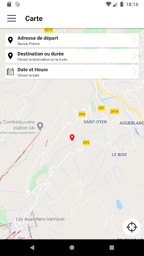 Android application SAVOIES DRIVER screenshort