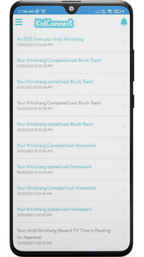 KidConnect - Parent Screen 2