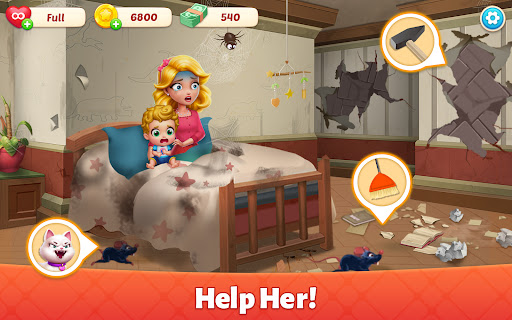 Baby Mansion-home makeover - Puzzle - games