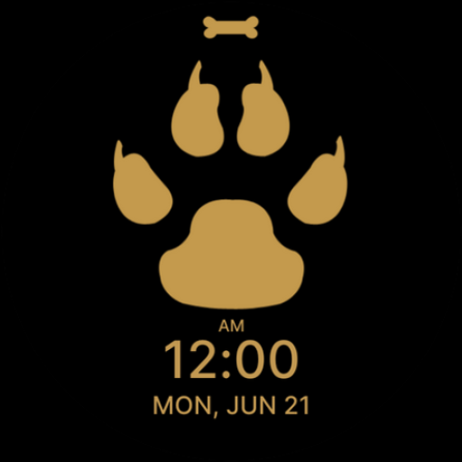 Dog Paw Watch Face logo