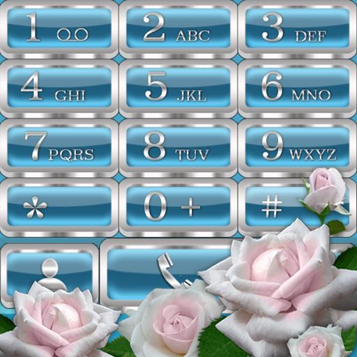 White Roses Dialer theme logo