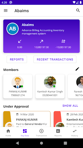 Extam - Business & Expense Man Screen 3