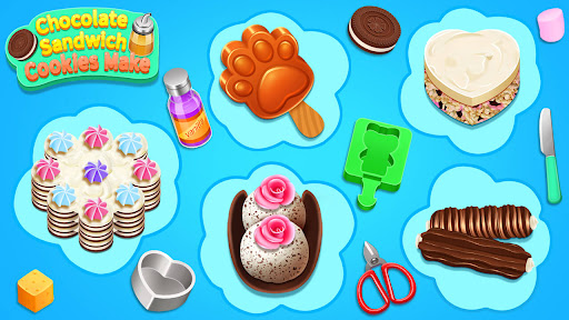 Android application Chocolate Sandwich Cookies Mak screenshort