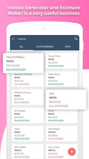 Invoice Generator and Estimate Screen 2