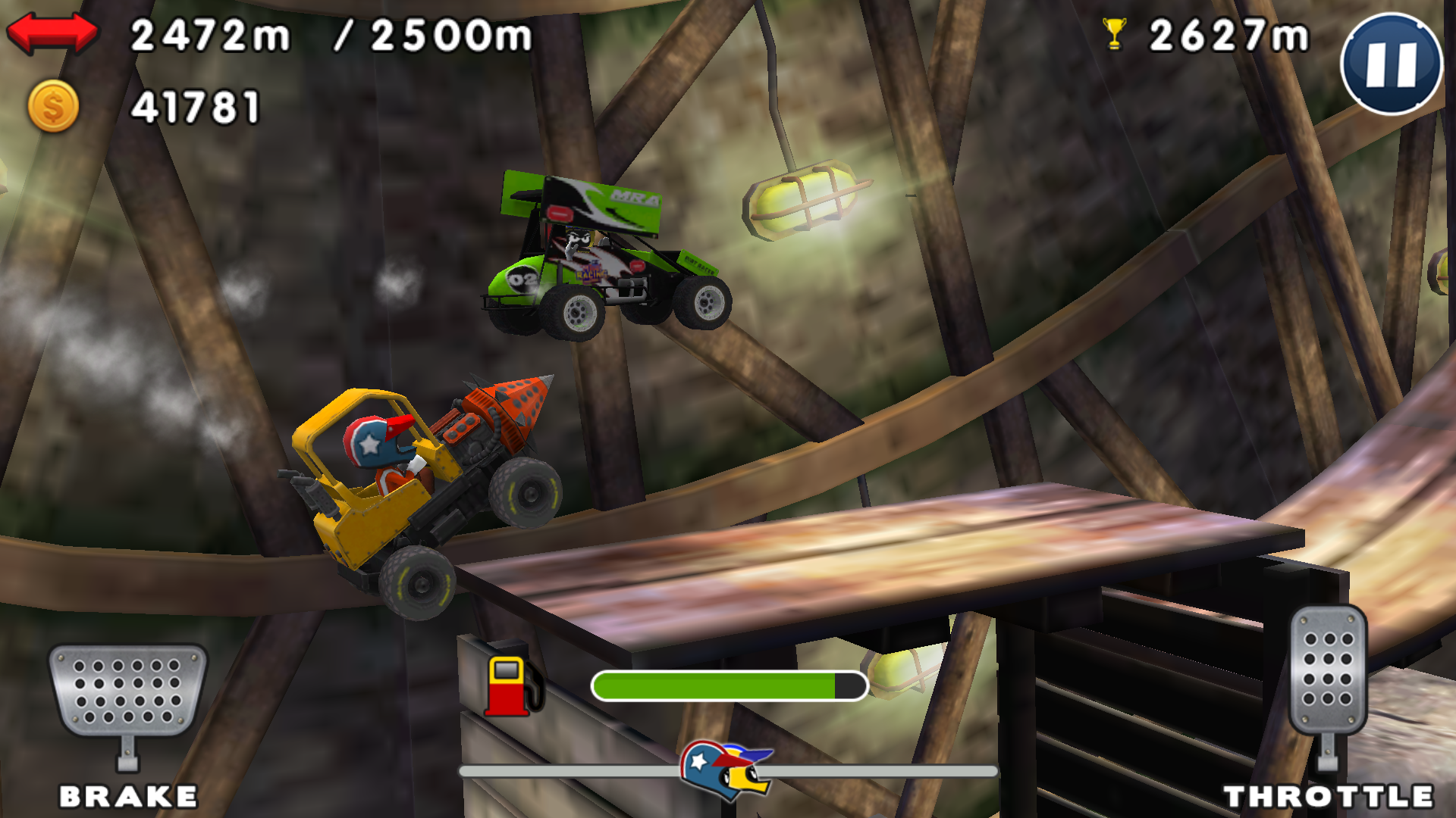 Fully upgrade your ride by using Mini Racing Adventures MOD APK
