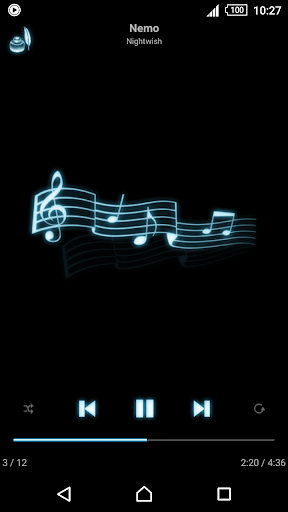 Android application mMusic Mini Audio Player screenshort