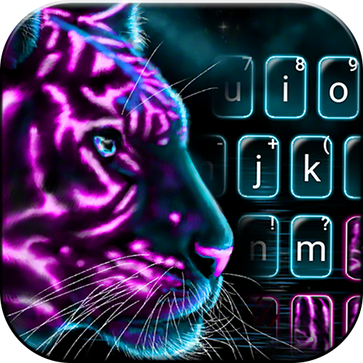 Gleamy Tiger Keyboard Theme logo