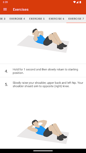 Abs workout ABS II - lose fat Screenshot 3 - AppWisp.com