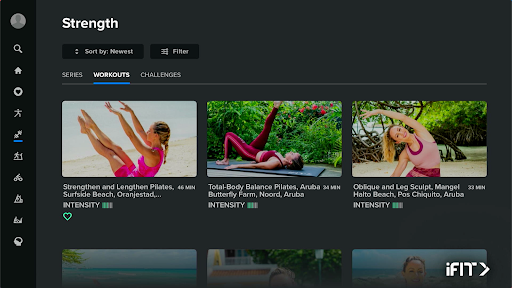 Screenshot of iFIT: At Home Fitness Workouts