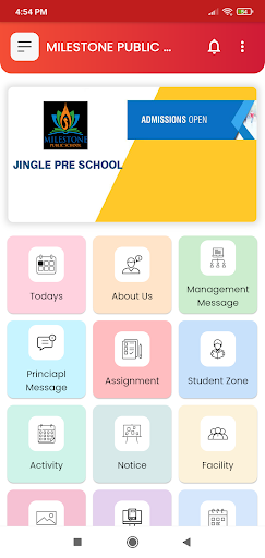 MILESTONE PUBLIC SCHOOL Screen 2
