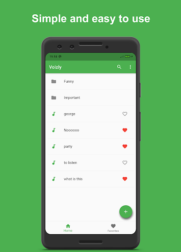 Android application Voizly: Voice Notes Manager screenshort