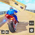 Cover Image of Download Police Bike Stunt Racing: Mega Ramp Stunts Games 1.0.2 APK
