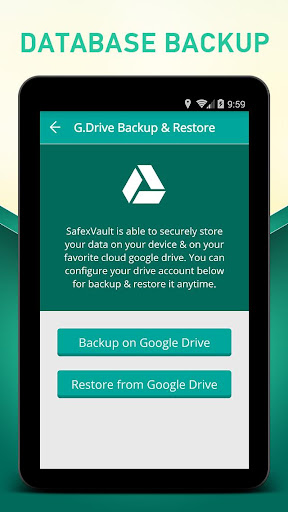 Screenshot of SafexVault