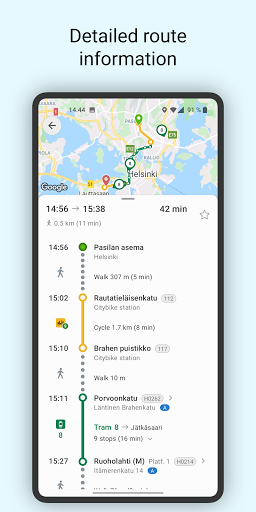 Nysse - Journey planner Screen 3